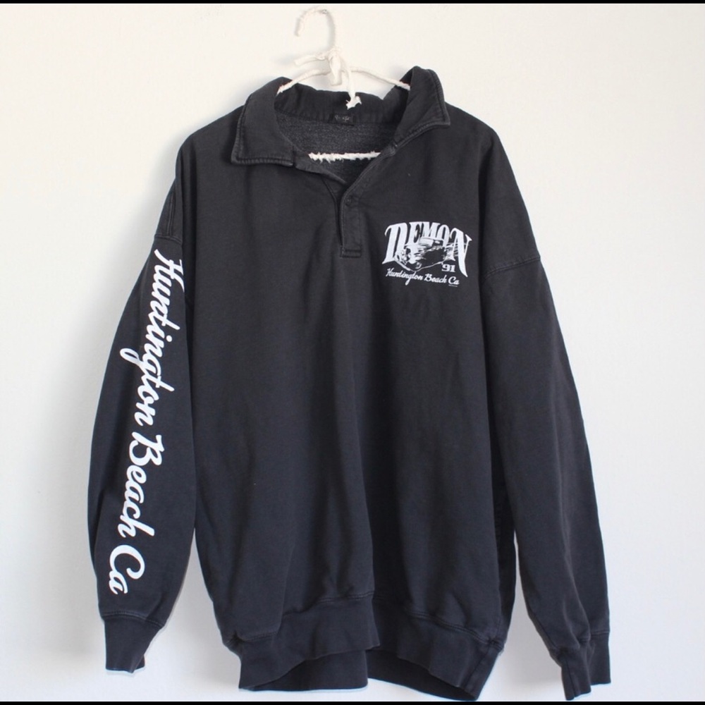 BRANDY MELVILLE ARCHER DEMON 91 SWEATSHIRT RARE